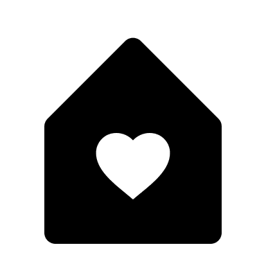 Home with Heart Symbol Free Open-Source SVG Icon (coolicons)