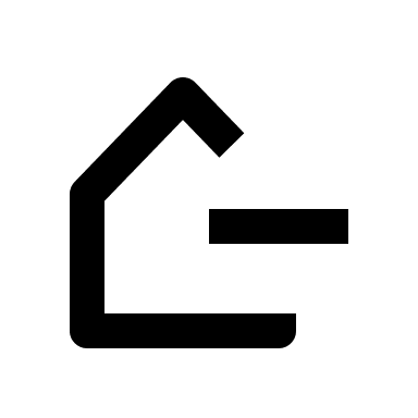 Home Minus Symbol Free Open-Source SVG Icon (coolicons)