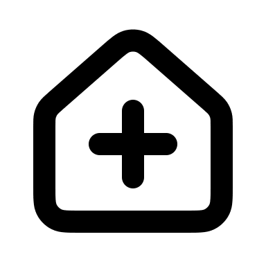 House Addition Free Open-Source SVG Icon (coolicons)