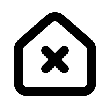 Closed House Free Open-Source SVG Icon (coolicons)