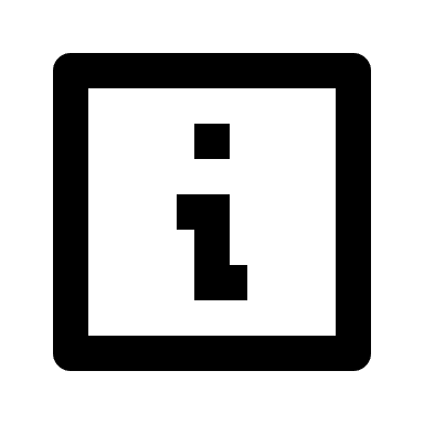 Information Square (Outline) Free Open-Source SVG Icon (coolicons)