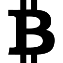 Bitcoin Cryptocurrency (CoreUI Brands) Free Open-Source SVG Icon