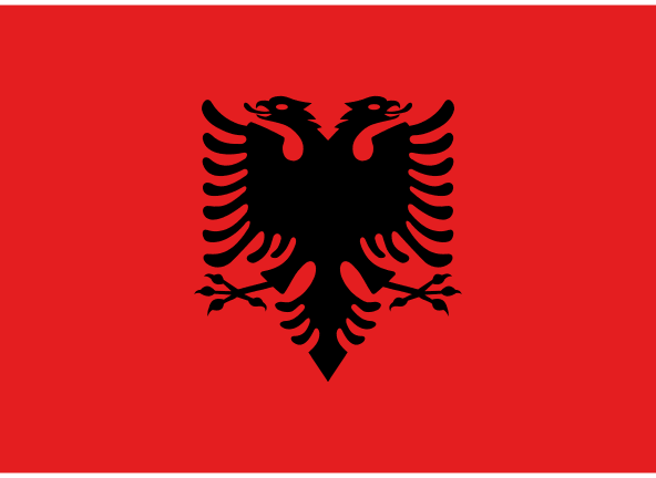 Albania Flag Free Open-Source SVG Icon (CoreUI Flags)