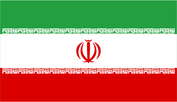 Iran National Flag Free Open-Source SVG Icon (CoreUI Flags)