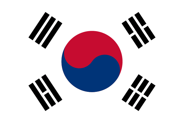 South Korea Flag Free Open-Source SVG Icon (CoreUI Flags)