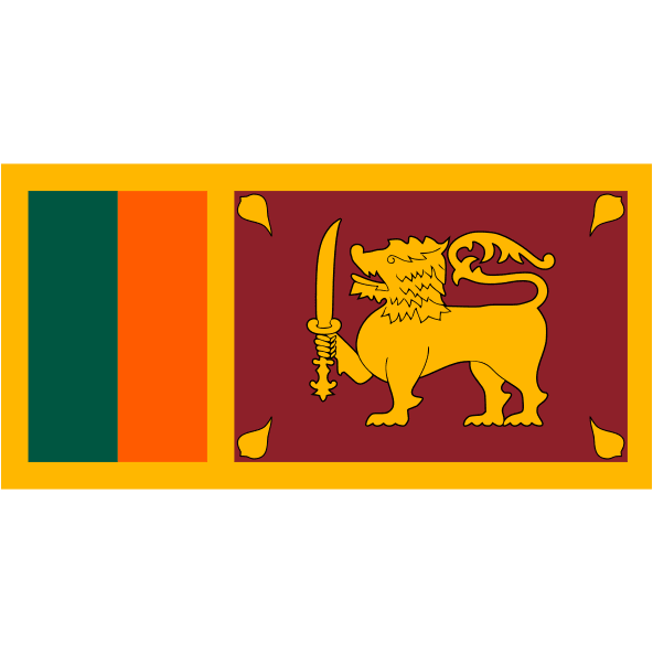 Sri Lanka Flag Free Open-Source SVG Icon (CoreUI Flags)