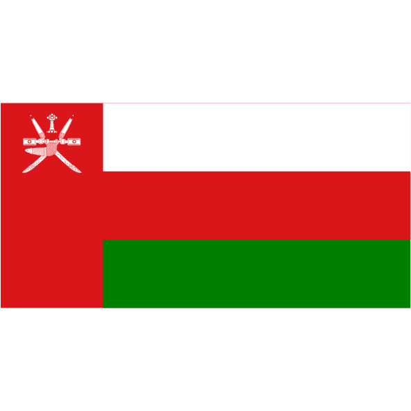 Oman Flag Free Open-Source SVG Icon (CoreUI Flags)