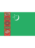 Turkmenistan Flag Free Open-Source SVG Icon