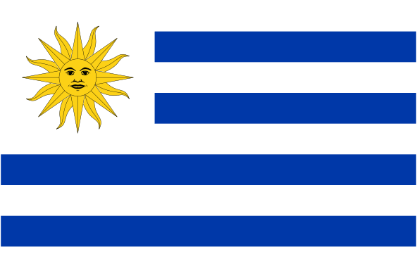 Uruguay National Flag Free Open-Source SVG Icon (CoreUI Flags)