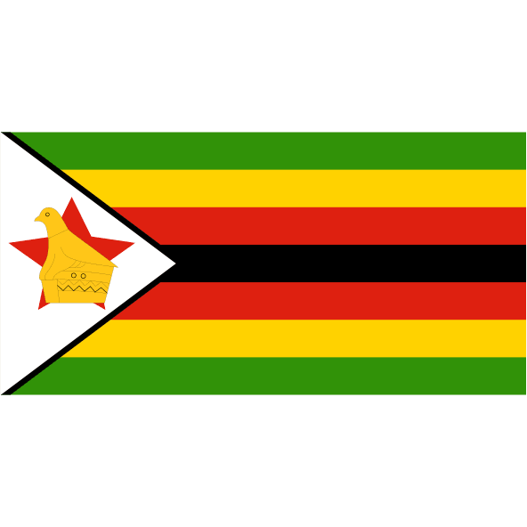 Zimbabwe Flag Free Open-Source SVG Icon (CoreUI Flags)