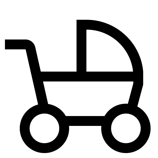 Baby Carriage Free Open-Source SVG Icon (CoreUI Free)