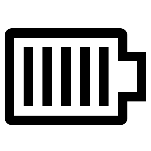 Battery Level 5 Free Open-Source SVG Icon (CoreUI Free)
