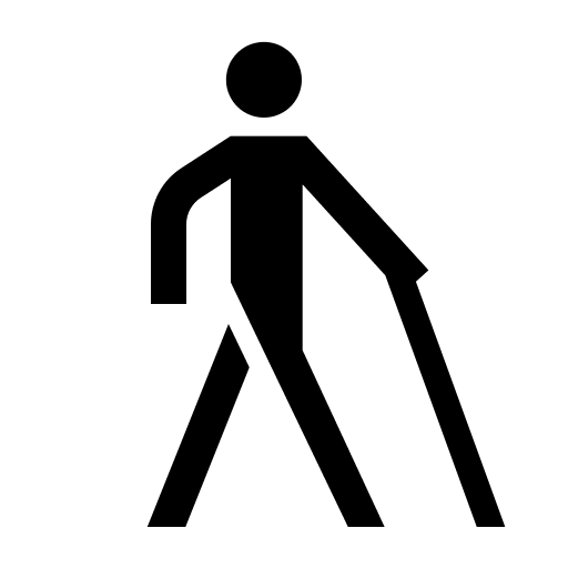 Blind Accessibility Symbol Free Open-Source SVG Icon (CoreUI Free)