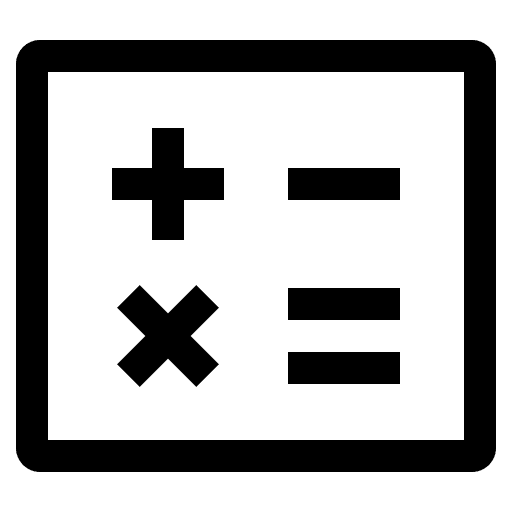 Calculator Device Free Open-Source SVG Icon (CoreUI Free)