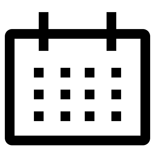 Calendar (CoreUI Free) Free Open-Source SVG Icon (CoreUI Free)
