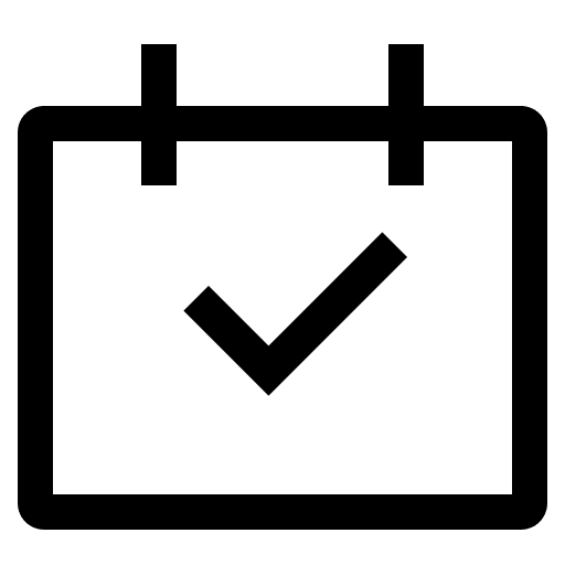 Calendar Check Mark Free Open-Source SVG Icon (CoreUI Free)