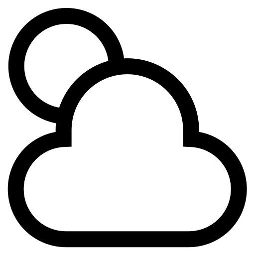 Cloudy Weather Symbol Free Open-Source SVG Icon (CoreUI Free)