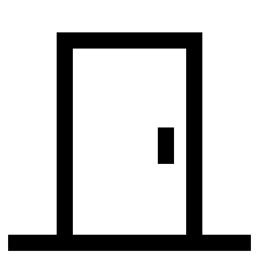 Door Entrance (CoreUI Free) Free Open-Source SVG Icon (CoreUI Free)