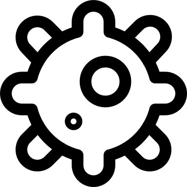 COVID-19 Virus Illustration (Filled) Free Open-Source SVG Icon (Covid Icons)