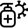 Personal Hygiene Clean Bottle with Virus Protection Free Open-Source SVG Icon