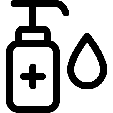 Liquid Soap for Personal Hygiene Free Open-Source SVG Icon (Covid Icons)