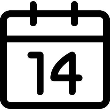 Quarantine Place Time Calendar Day Free Open-Source SVG Icon (Covid Icons)