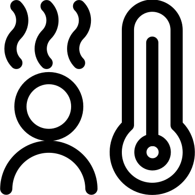 Fever Symptom Free Open-Source SVG Icon (Covid Icons)