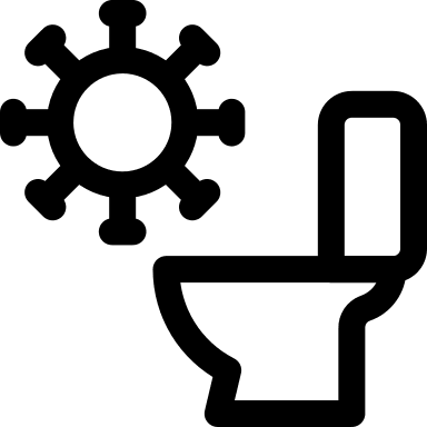 Virus Diarrhea Symptom (Covid Icons) Free Open-Source SVG Icon (Covid Icons)