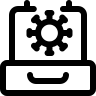 Virus Transmission in Briefcase Free Open-Source SVG Icon