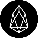 EOS Cryptocurrency Logo Free Open-Source SVG Icon