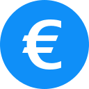 Euro Currency Symbol Free Open-Source SVG Icon