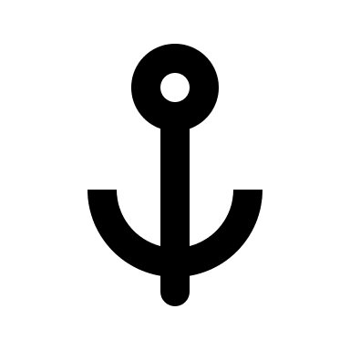 Anchor Symbol Free Open-Source SVG Icon (css.gg)