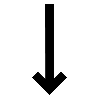 Long Down Arrow (CSS.GG) Free Open-Source SVG Icon (css.gg)