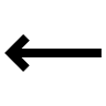 Long Left Arrow (CSS.GG) Free Open-Source SVG Icon