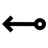 Long Left Arrow (CSS.GG) Free Open-Source SVG Icon