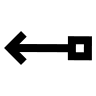 Long Left Arrow (CSS.GG) Free Open-Source SVG Icon