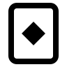 Diamond Card Design Free Open-Source SVG Icon