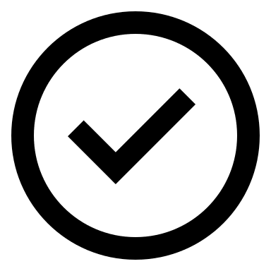 Checkmark Outline (CSS.GG) Free Open-Source SVG Icon (css.gg)