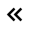 Double Chevron Left Arrow (CSS.GG) Free Open-Source SVG Icon