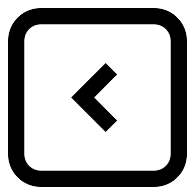 Right Chevron Arrow Pointing Left (CSS.GG) Free Open-Source SVG Icon (css.gg)