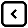 Right Chevron Arrow Pointing Left (CSS.GG) Free Open-Source SVG Icon