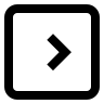 Right Chevron Arrow (CSS.GG) Free Open-Source SVG Icon