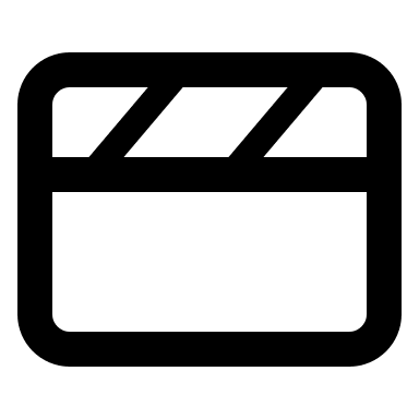 Clapper Board Free Open-Source SVG Icon (css.gg)