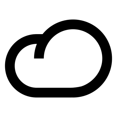 Cloud (CSS.GG) Free Open-Source SVG Icon (css.gg)