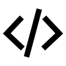 Code Slash Symbol Free Open-Source SVG Icon