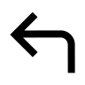 Corner Up Left Arrow Free Open-Source SVG Icon