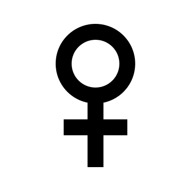 Female Gender Symbol Free Open-Source SVG Icon (css.gg)