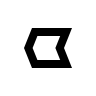 Left Pointing Pentagon Shape Free Open-Source SVG Icon