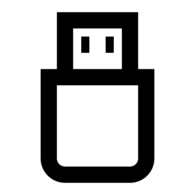 USB Connector (Filled) Free Open-Source SVG Icon (css.gg)