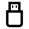 USB Connector (Filled) Free Open-Source SVG Icon